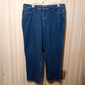 Route 66 Women's Dark Wash Relaxed Fit Blue Jeans Size 22